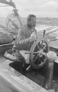Dudley Wolfe aboard Highland Light