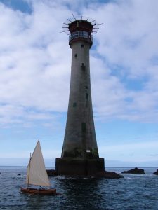 sailing away from the eddystone lighthouse